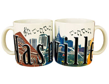 Load image into Gallery viewer, Americaware - City of Nashville Souvenir Ceramic Coffee Mug / Cup - 18oz
