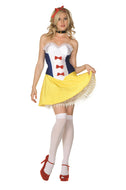 SNOW WHITE- SATIN DRESS SZ 8-1