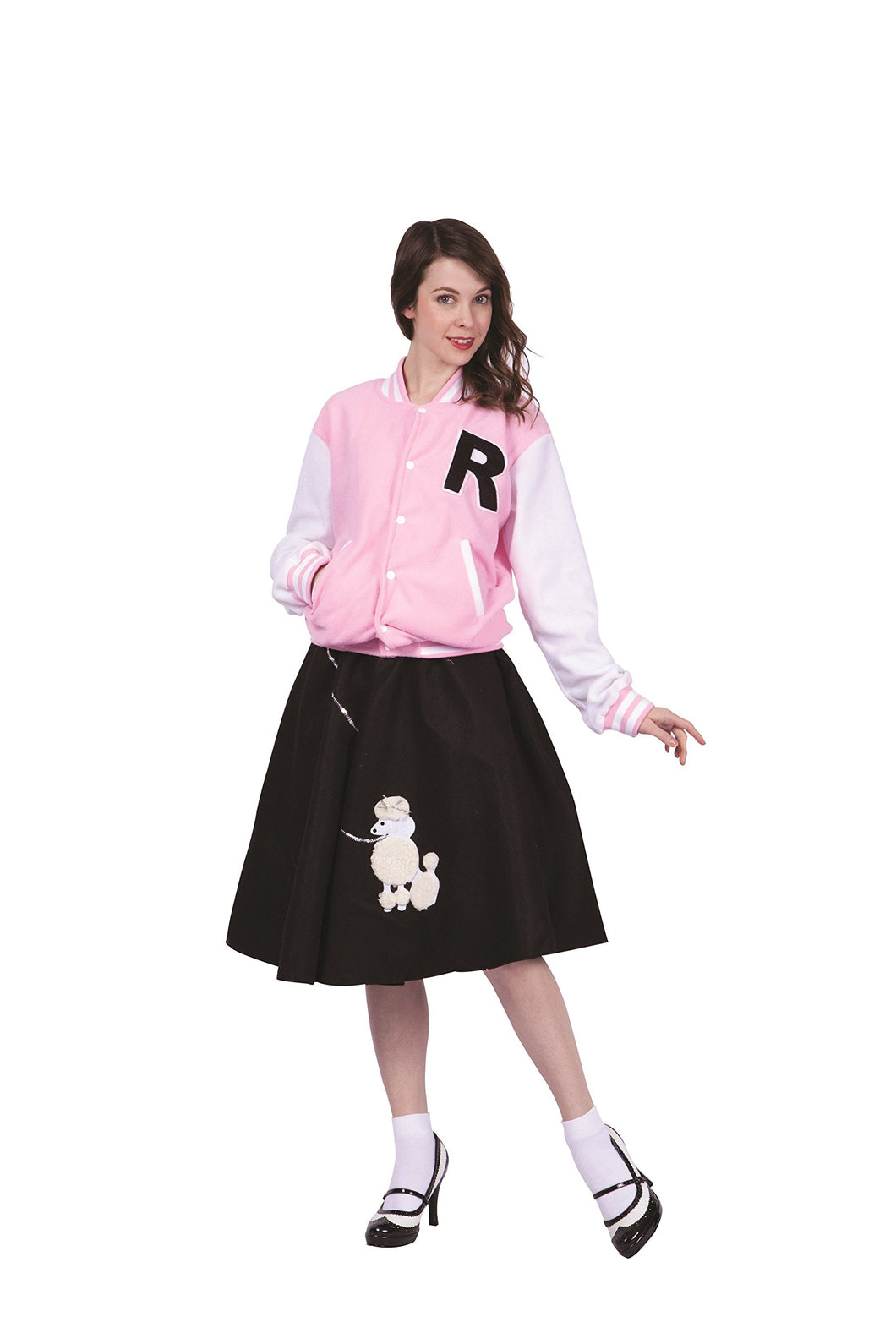 LETTERMAN JACKET-ADT XL PINK