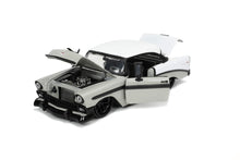 Load image into Gallery viewer, Jada Toys Bigtime Muscle 1:24 1956 Chevy Bel Air Die-cast Grey White, Toys for Kids and Adults
