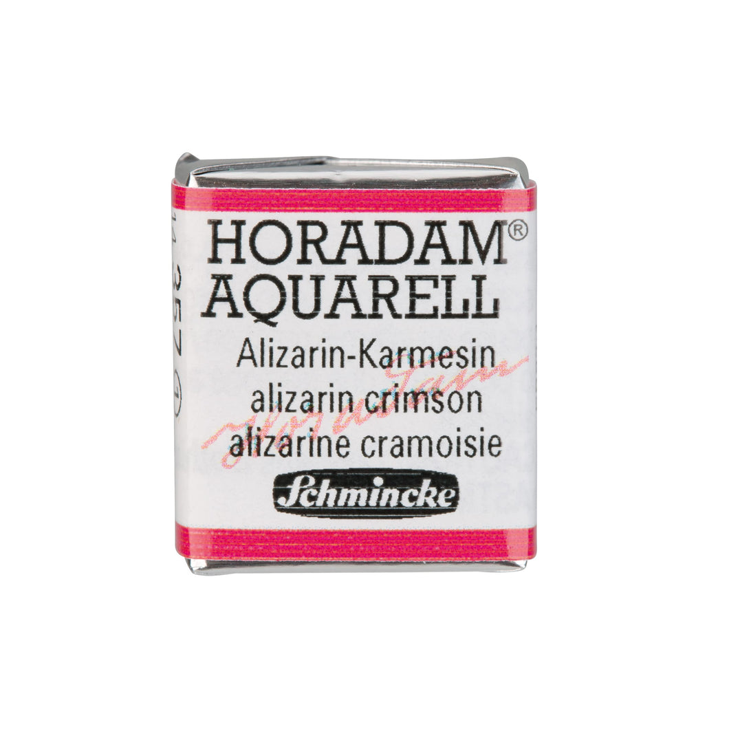 Schmincke - HORADAM® AQUARELL - Finest Artists' Watercolors, 357 Alizarin Crimson, 14 357 044, 1/2 pan