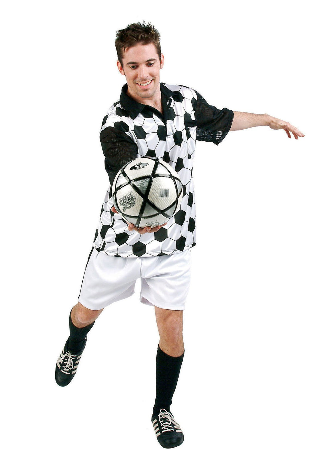 Men's Soccer Player Costume:XL