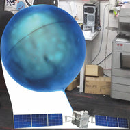 H20244 Large 2023 Chinese Surveillance Balloon Cardboard Cutout Standee Standup