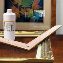 Load image into Gallery viewer, LINECO PVA Adhesive, Picture Frame Glue, Adhere Wood or MDF Frames, Dries Clear Flexible, 1 Quart, Ideal for Wood Paper Board Framing Collage Crafts Bookbinding
