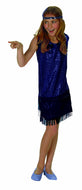 Sequin Blue Flapper - Gril M