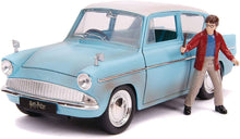 Load image into Gallery viewer, Jada Toys 1:24 Harry Potter and 1959 Ford Anglia Die-Cast Vehicle, Rusty Blue
