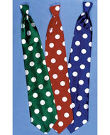 CLOWN'S LONG TIE-RED W/L WHITE