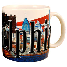 Load image into Gallery viewer, Americaware - City of Philadelphia Souvenir Ceramic Coffee Mug / Cup - 18oz
