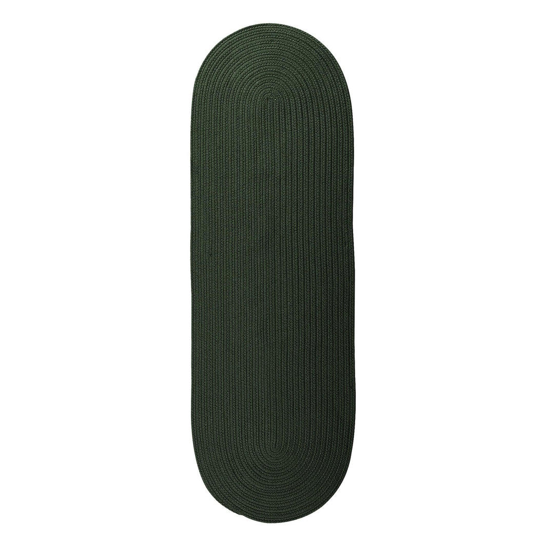 Colonial Mills Rug Boca Raton - Dark Green 2'x8'