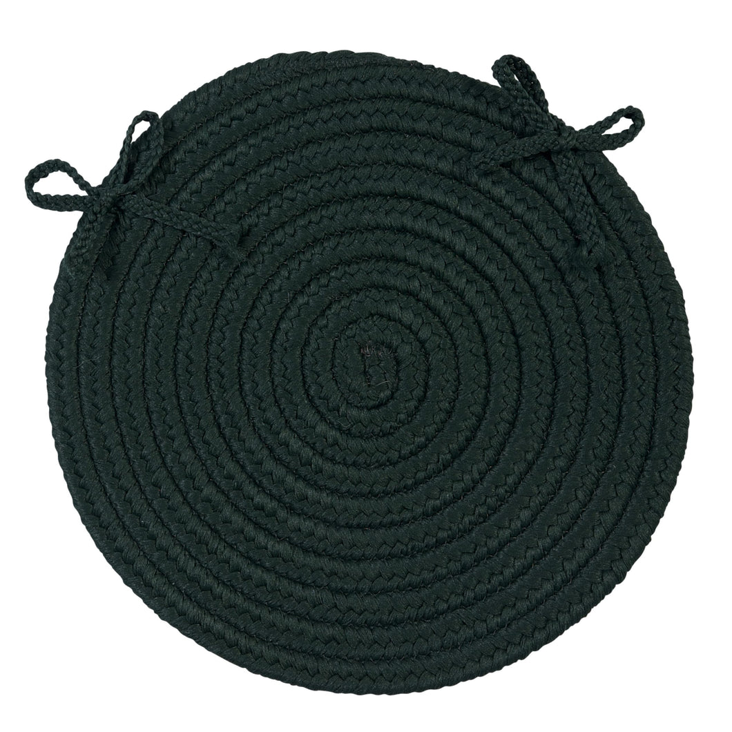 Colonial Mills Chair Pad Boca Raton - Dark Green Chair Pad (single)
