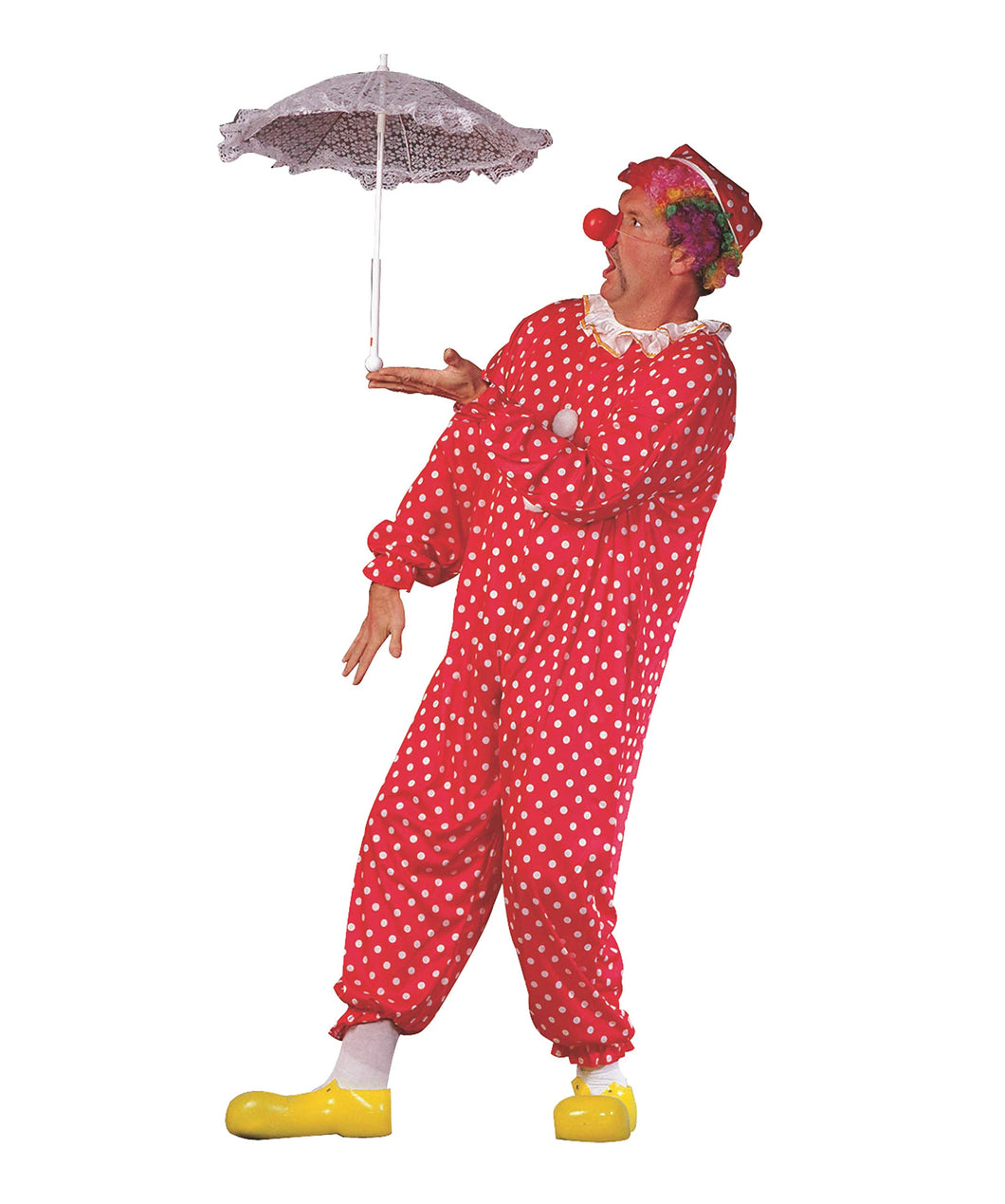 Men's Polka Dots Clown XL Outf