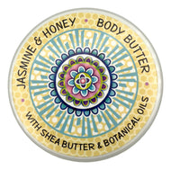 Greenwich Bay JASMINE & HONEY Shea and Cocoa Butter Body Butter - From the Garden Collection - 8 Ounce Tub