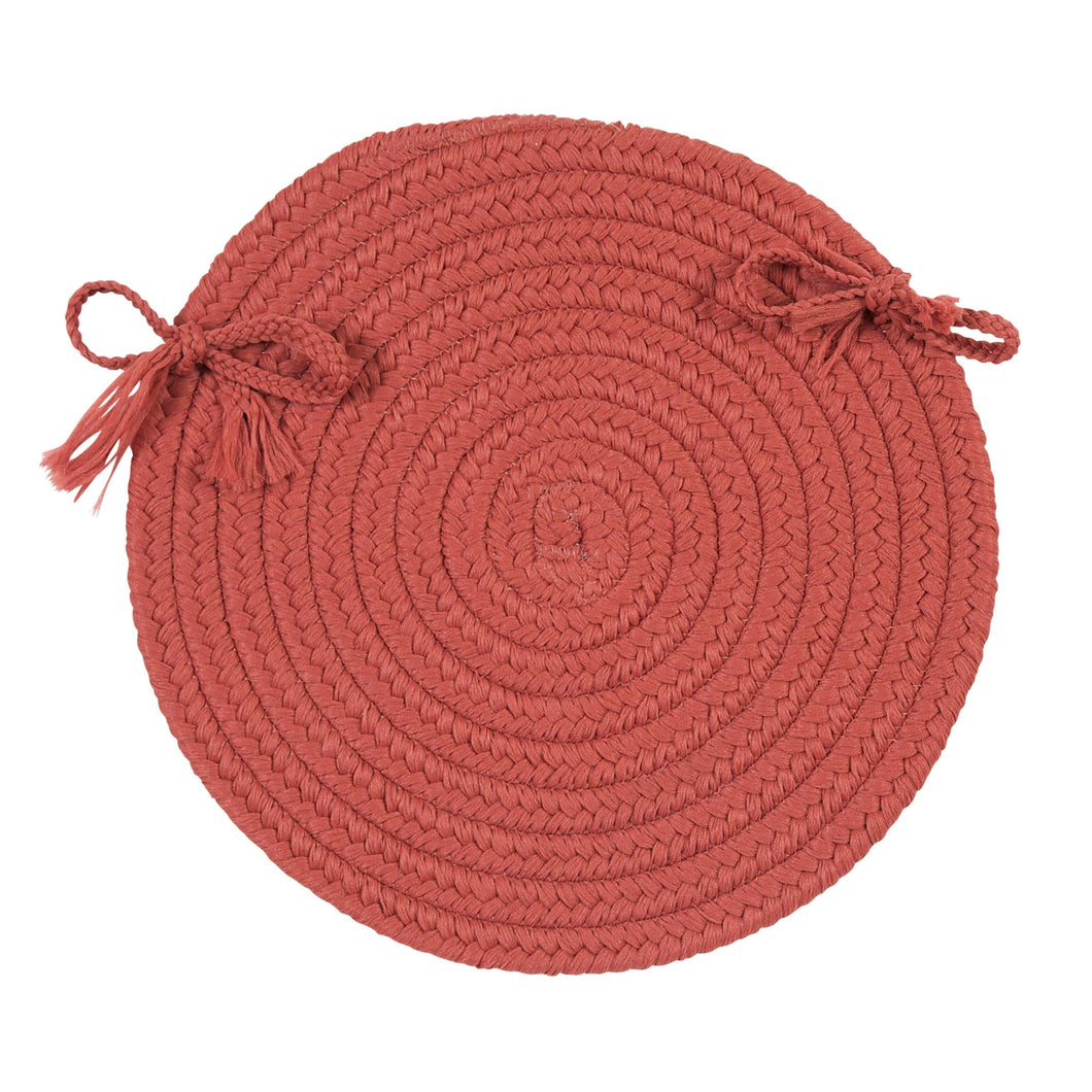 Colonial Mills Chair Pad Boca Raton - Terracotta Chair Pad (single)
