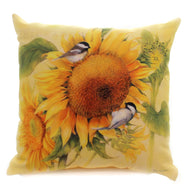 Manual Woodworkers Woodworkers Home & Garden CHICKADEE'S Feast Pillow Fabric Climaweave Slfast