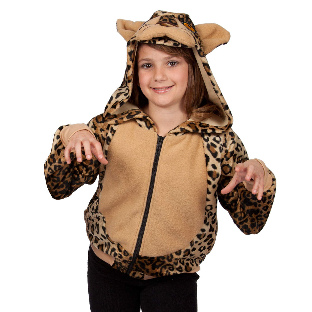 LUX CHEETAH HOODIE- CHD LARGE