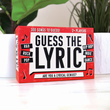 Load image into Gallery viewer, Gift Republic Guess The Lyric Trivia Family Board Game 2+ Players
