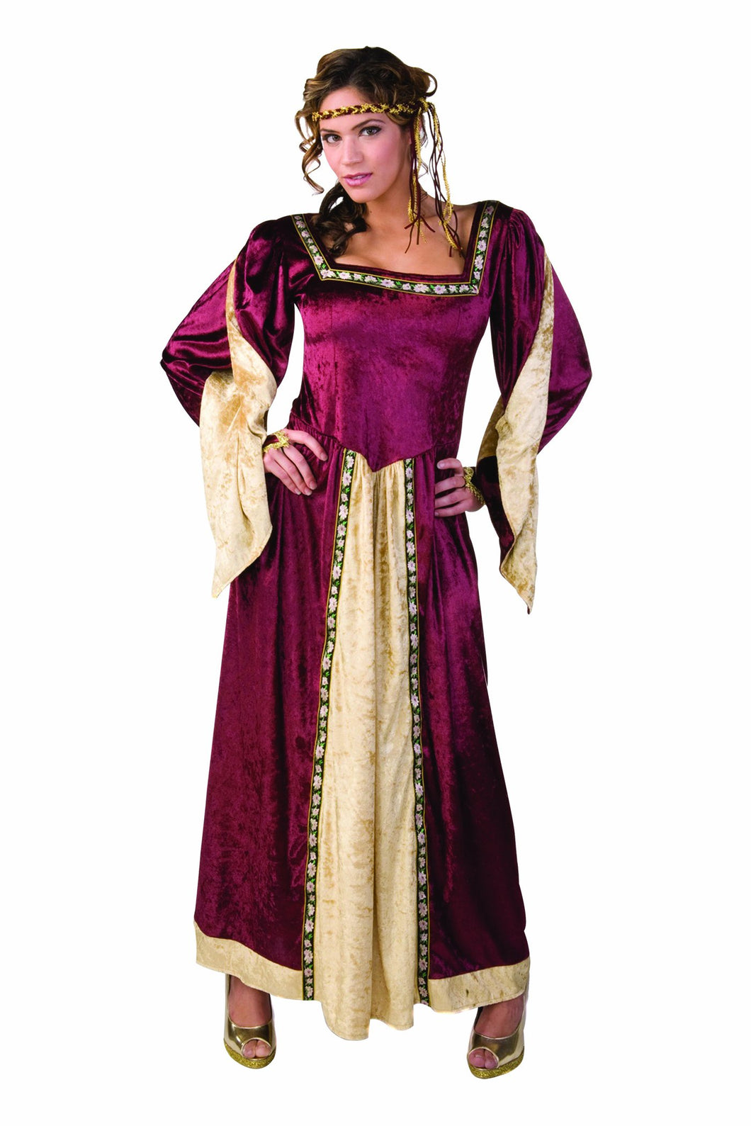 Women's maid Marian: Burgundy