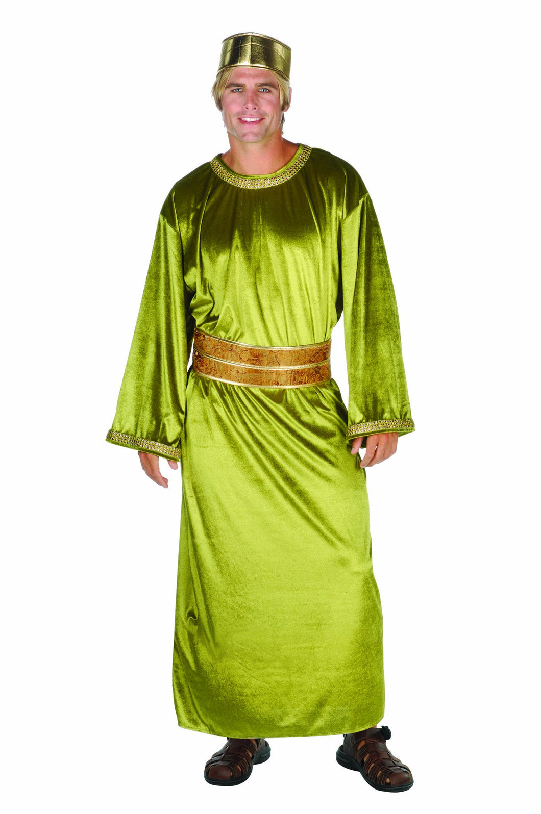 Men's Wiseman Olive velve Robe