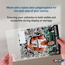 Load image into Gallery viewer, BCW Thick Resealable Magazine Bags - 1 Pack of 100 | Acid-Free, Clear Polypropylene Sleeves for Archival-Quality Storage of Collectible Magazines | Protect Your Valuable Comic Book Collection
