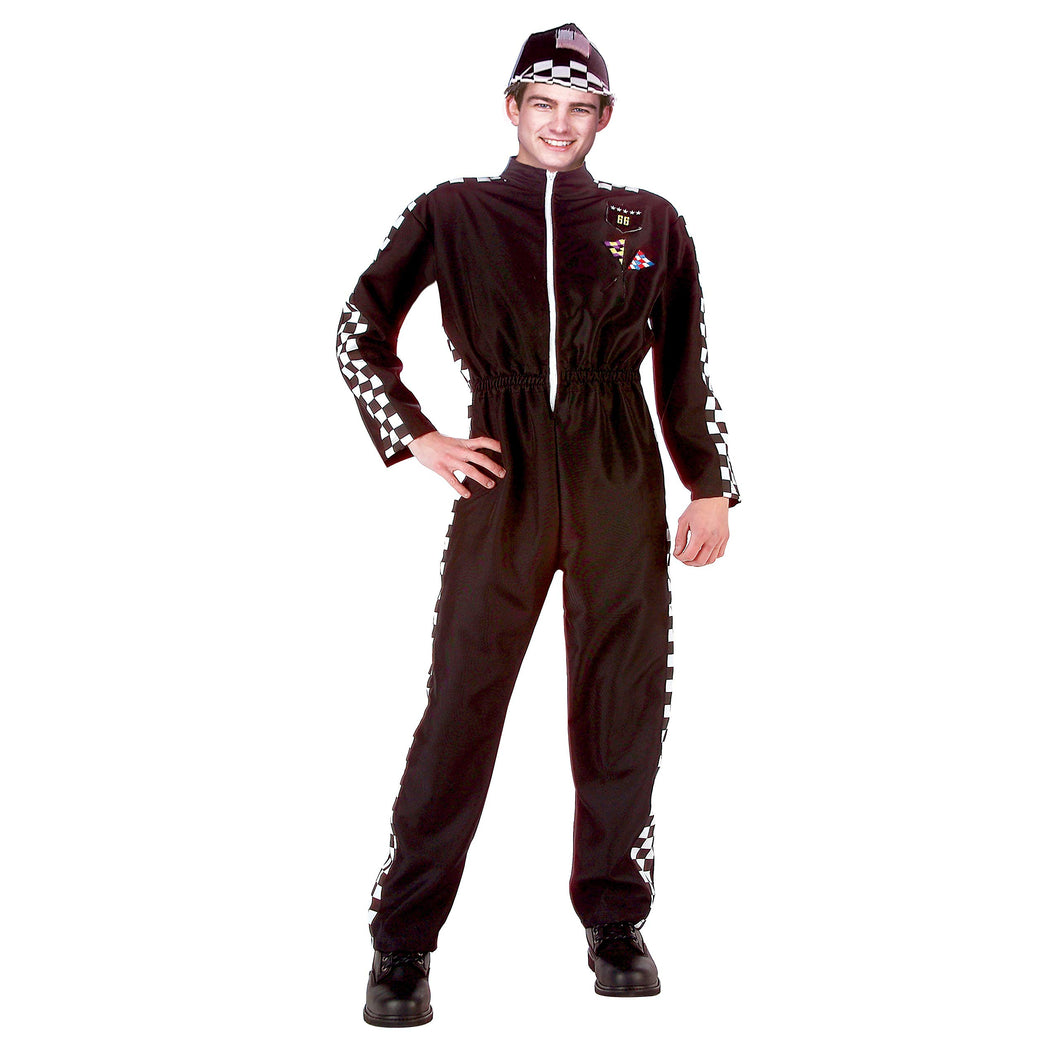 Men's Car Racer Black jumpsuit