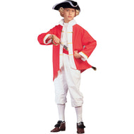 Child Red Colonial Captain: L