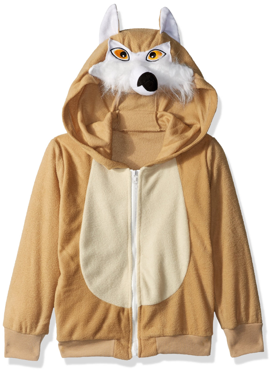 Vixie Kids Hoodie -Tan/Ivory M