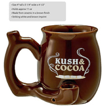 Load image into Gallery viewer, KUSH &amp; COCOA SINGLE WALL Ceramic Pipe Mug Cool Trendy Gift Party Fashioncraft
