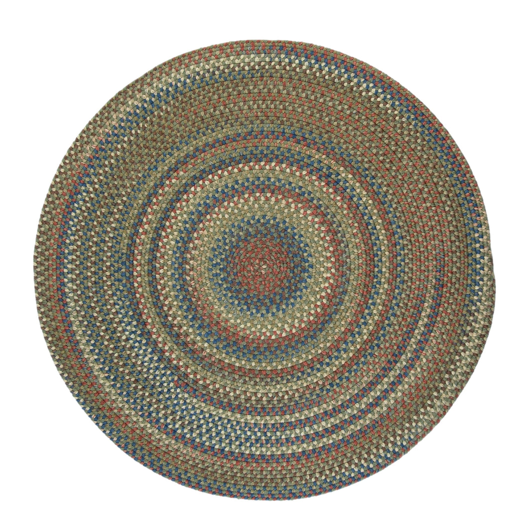 Colonial Mills Rug Cedar Cove - Olive 4' round