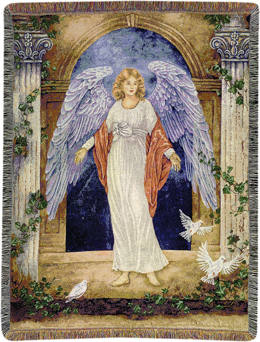 Manual Woodworkers Woodworkers & Weavers 94519 Throw-Guardian Angel