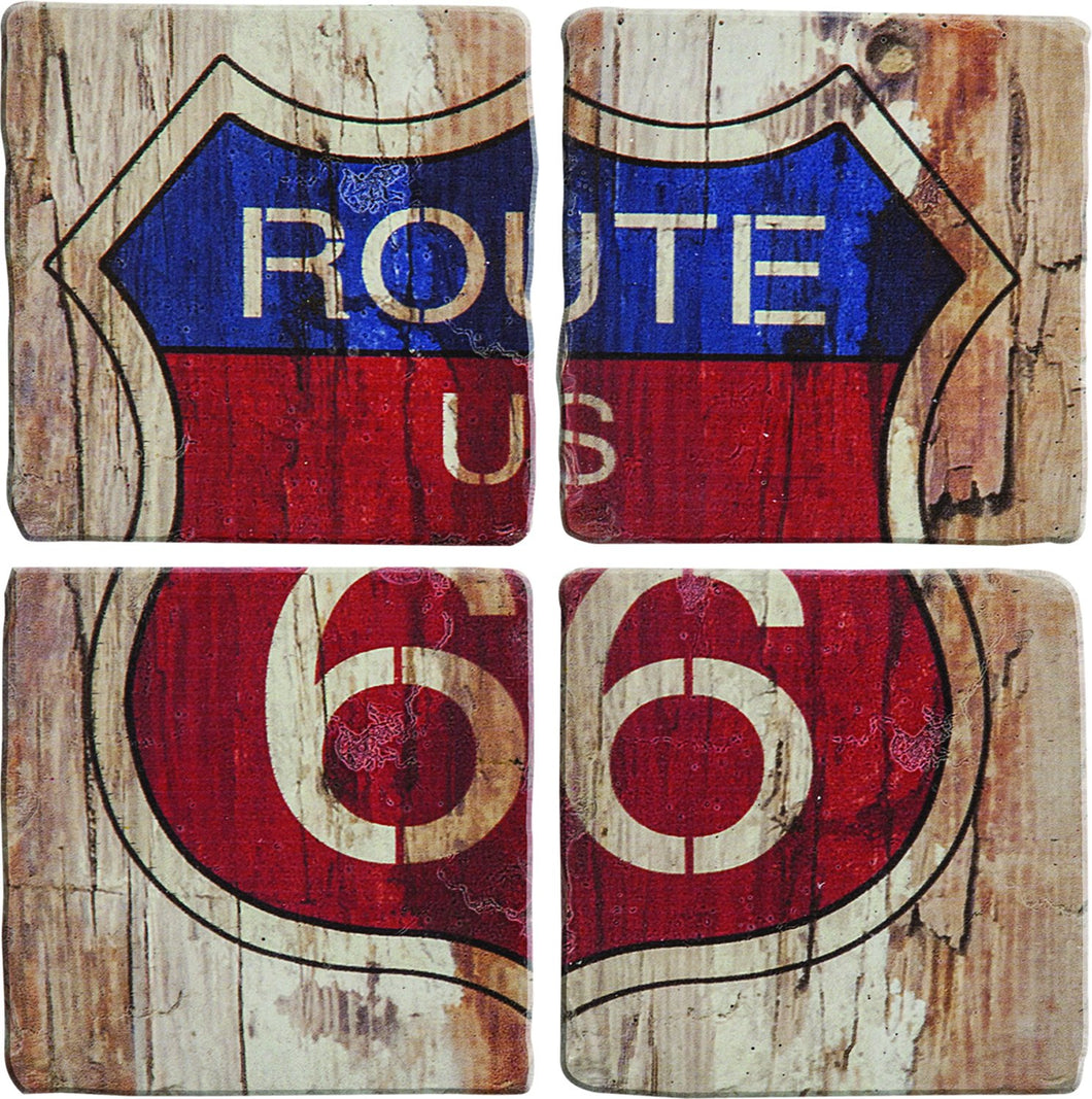 Manual Woodworkers Herrschners Route 66 Coaster Gift