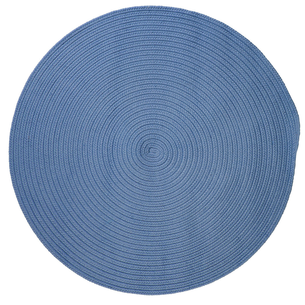 Colonial Mills Rug Boca Raton - Blue Ice 4' round