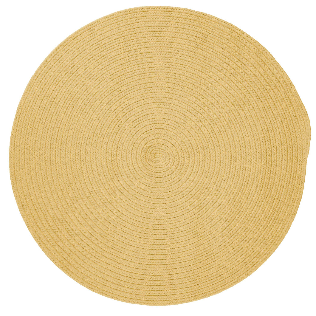Colonial Mills Rug Boca Raton - Pale Banana 4' round