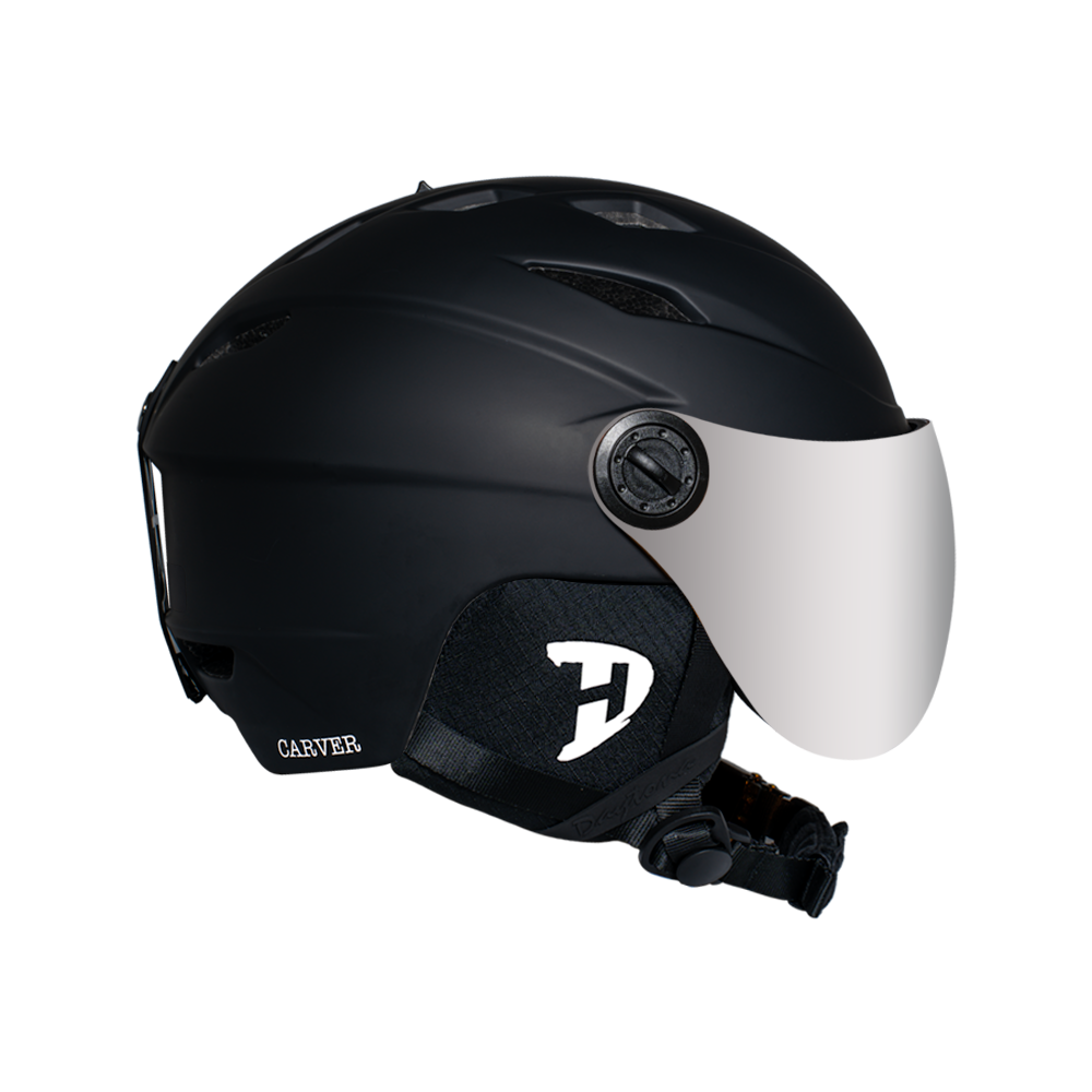 DAYTONA CARVER W/ SHIELD- DULL BLACK- M