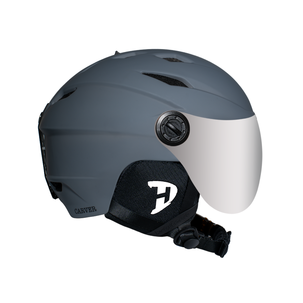 DAYTONA CARVER W/ SHIELD- DULL GREY- L