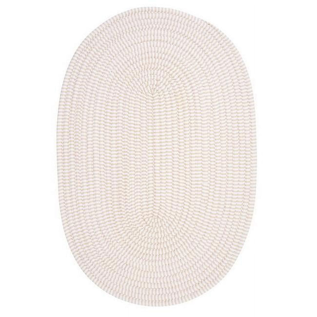 Colonial Mills Rug  Ticking Stripe- Canvas 2 ft. x 3 ft. Braided Rug