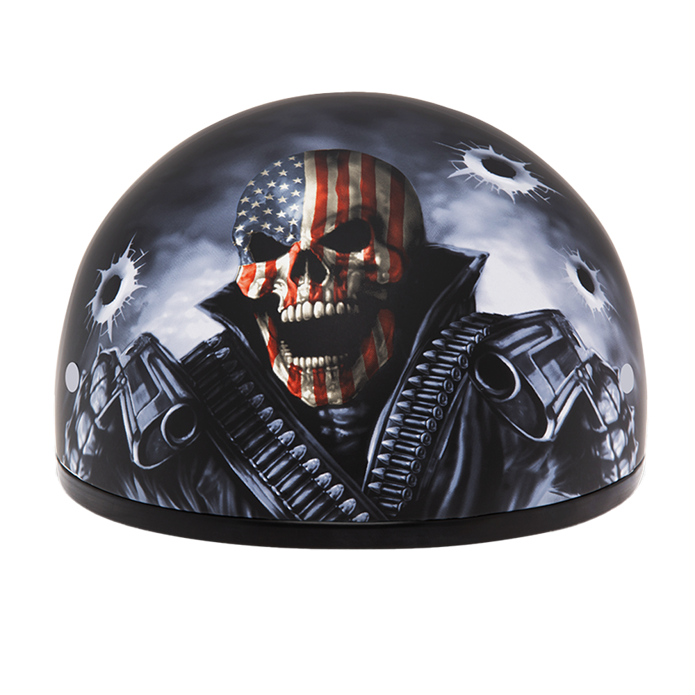 D.O.T. DAYTONA SKULL CAP- W/ COME GET 'EM- XS