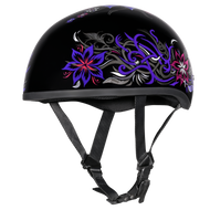D.O.T. DAYTONA SKULL CAP- W/ FLOWERS- S