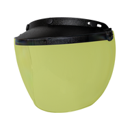 FLIP UP VISOR- YELLOW