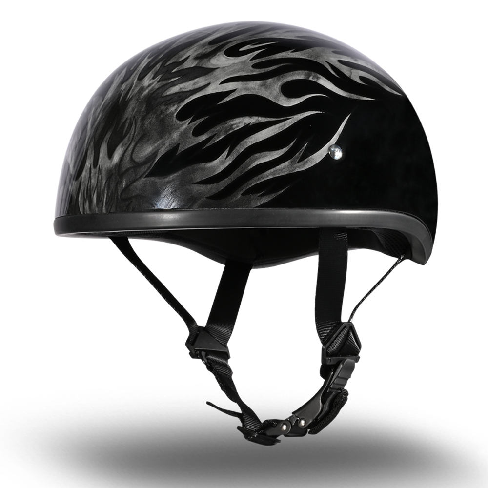 D.O.T. DAYTONA SKULL CAP- W/ IGNITE GREY- S