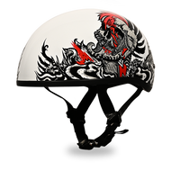 D.O.T. DAYTONA SKULL CAP- W/ ROCKIN' REAPER- S