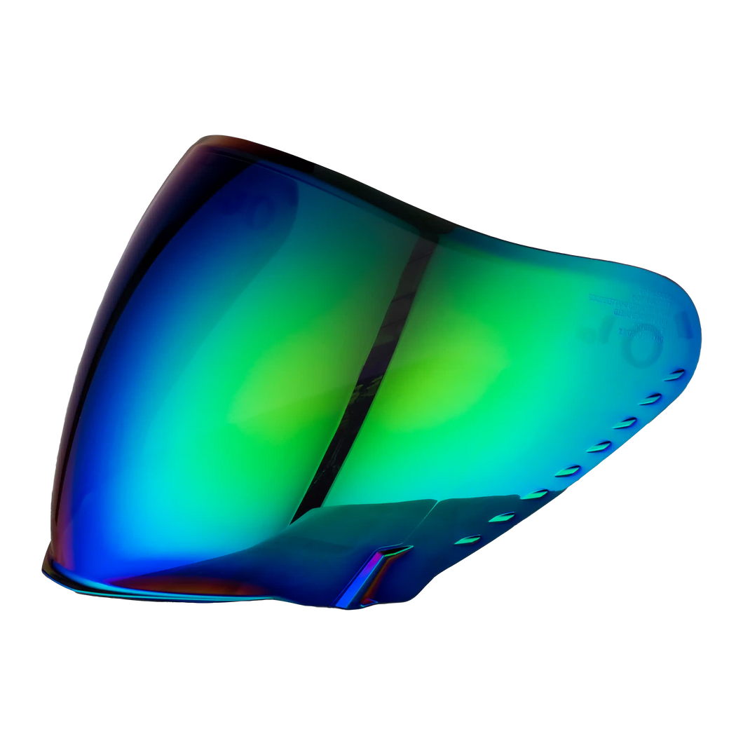 Multicolored visor on a white background