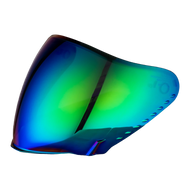 Multicolored visor on a white background