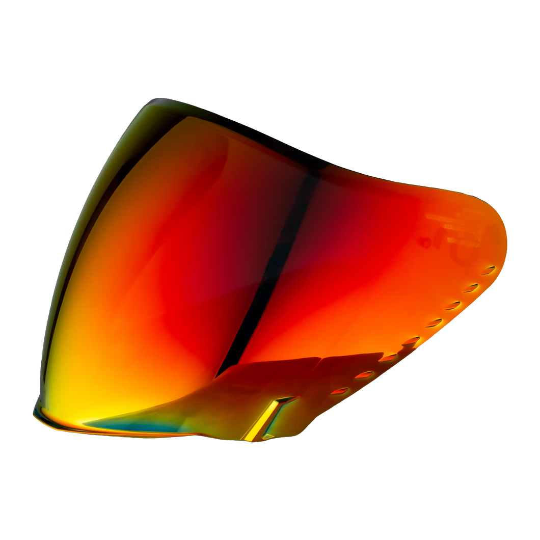 Multicolored visor on a white background