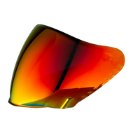Multicolored visor on a white background