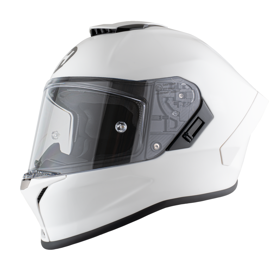 D.O.T. & ECE DAYTONA VIPER- HI-GLOSS WHITE- 2XL