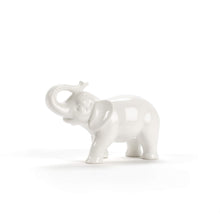 Load image into Gallery viewer, Abbott Collection Ceramic Elephant Figurine, White - AT TEN Distribution
