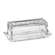Abbott Collection Quarter Pound Butter Dish with Lid, Clear Glass (7