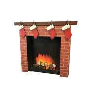 Advanced Graphics 3D - Fireplace Life Size Cardboard Cutout Standup - AT TEN Distribution