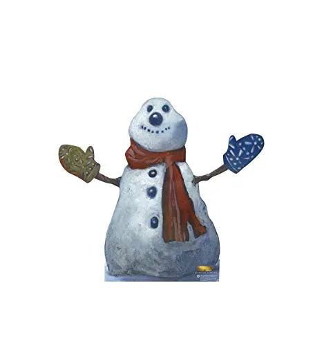 Advanced Graphics Polar Express Snowman Life Size Cardboard Cutout Standup - The Polar Express (2004 Film) - AT TEN Distribution