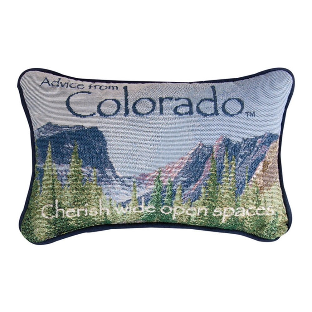Advice From Colorado Poly Fiber Word Pillow With Multi Finish TWACD - AT TEN Distribution